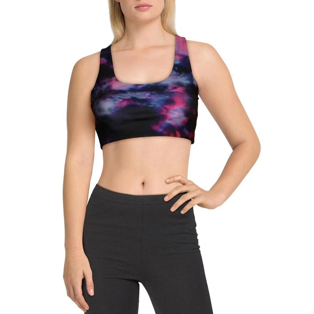 商品Terez|Terez Women's Printed Reversible Scoopneck Racerback Activewear Sports Bra,价格¥54,第2张图片详细描述