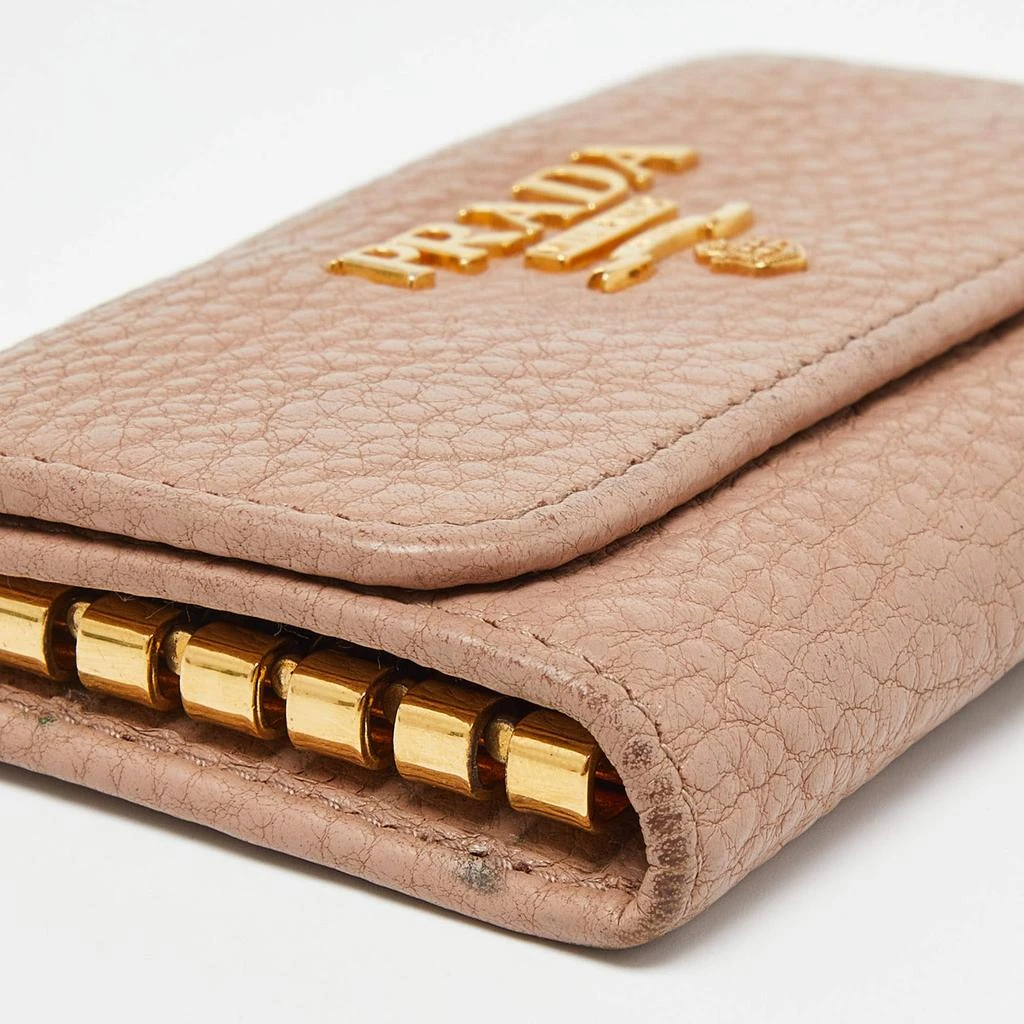 Prada Beige Leather 6 Rings Key Holder Case 商品