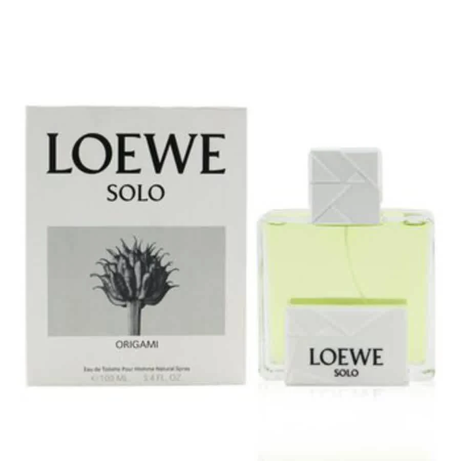 商品Loewe|Men's Solo Origami EDT Spray 3.4 OZ Fragrances 8426017056328,价格¥591,第2张图片详细描述