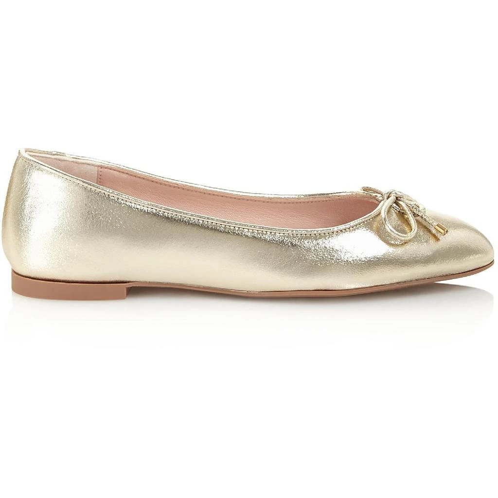 商品Stuart Weitzman|Stuart Weitzman Womens Gabby Leather Bow Flats,价格¥789,第3张图片详细描述