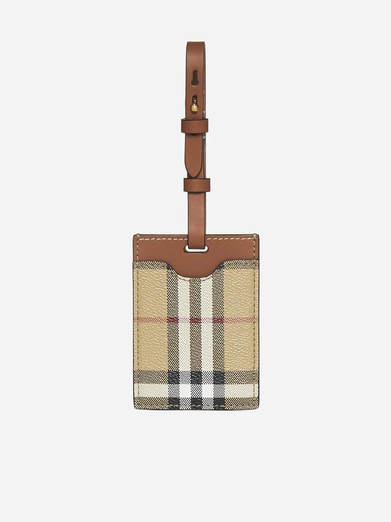 商品Burberry|Check Motif Luggage Tag,价格¥1566,第1张图片