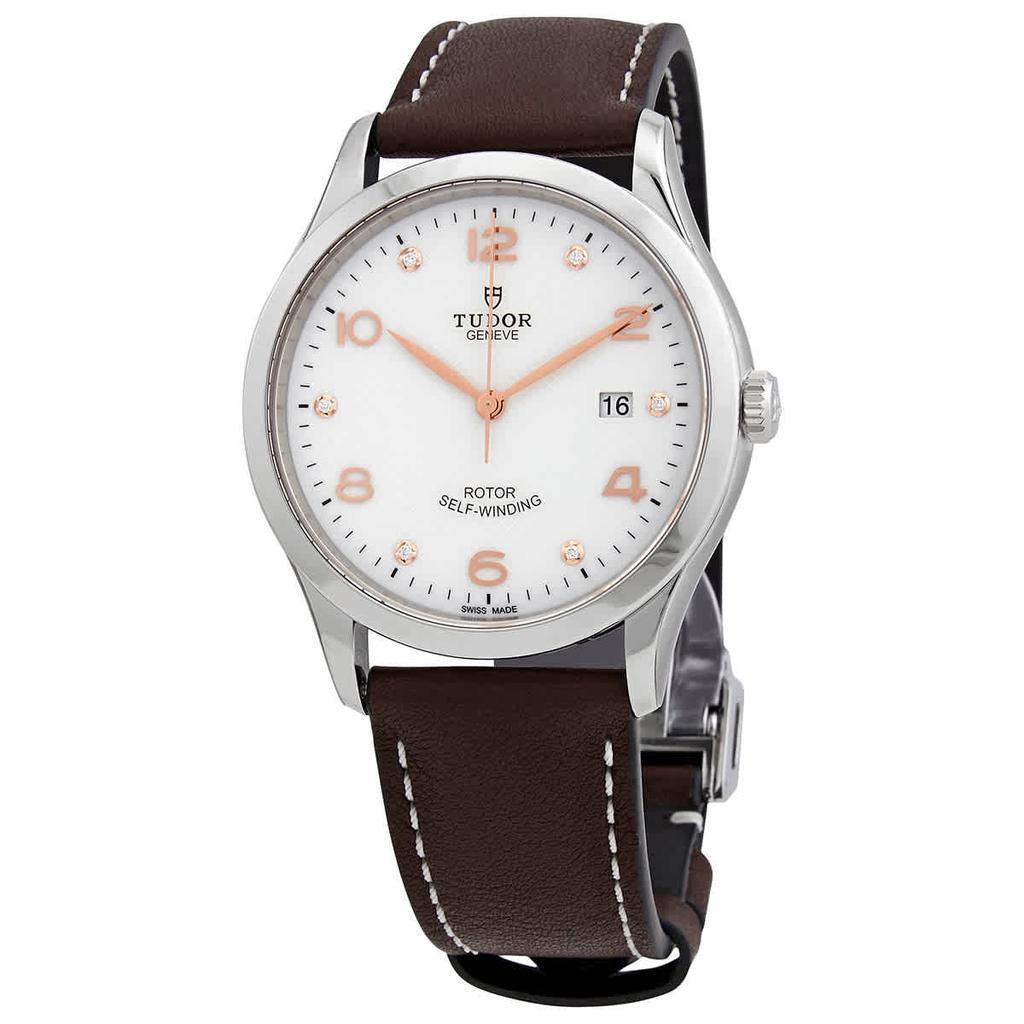商品Tudor|Tudor 1926 Automatic White Diamond -set Dial Mens Watch 91650-0014,价格¥13575,第1张图片