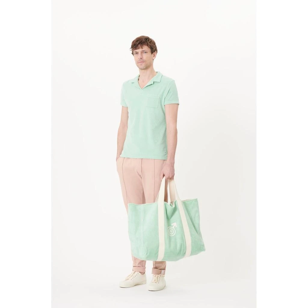 商品预计3周后发货 Les Garçons Faciles|Polo Olive - Almond Green,价格¥446,第2张图片详细描述