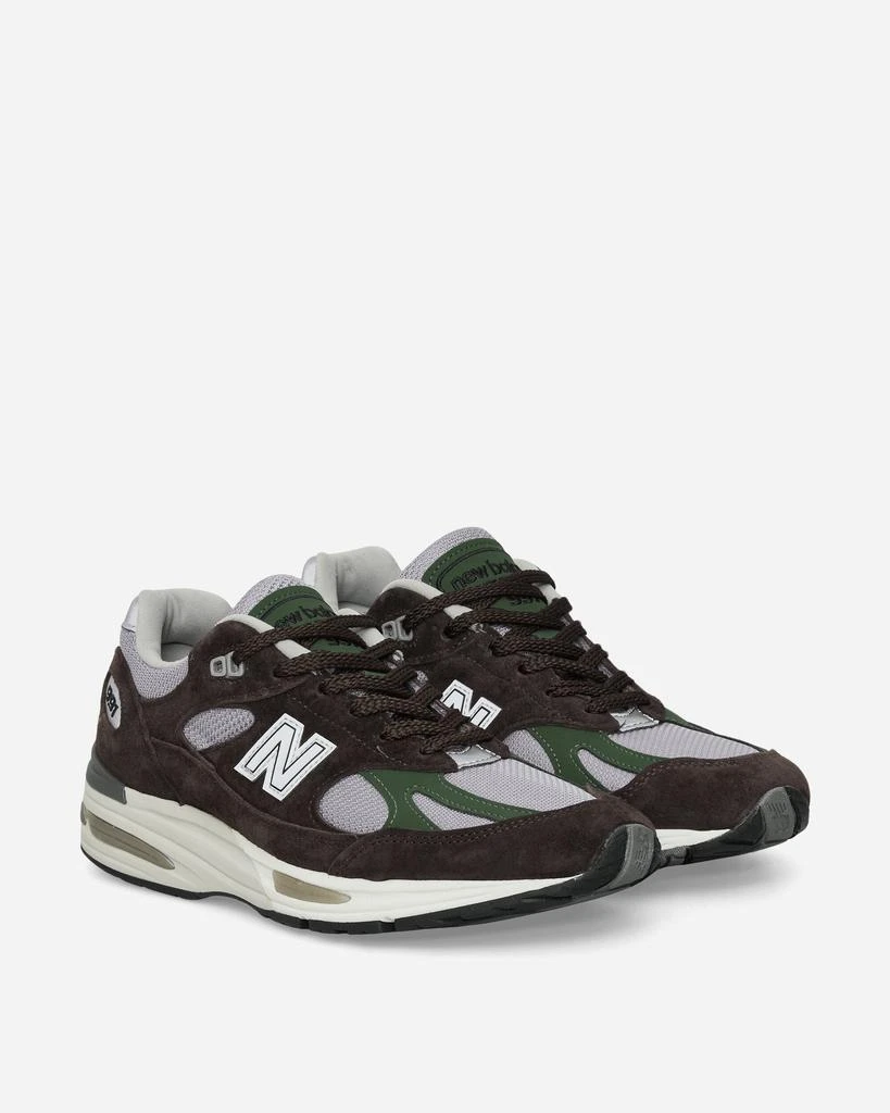 商品New Balance|MADE in UK 991v2 Sneakers Licorice / Lavender Grey / Douglas Fir,价格¥1364,第2张图片详细描述