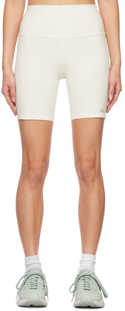 商品Alo|Off-White Biker Shorts,价格¥603,第1张图片