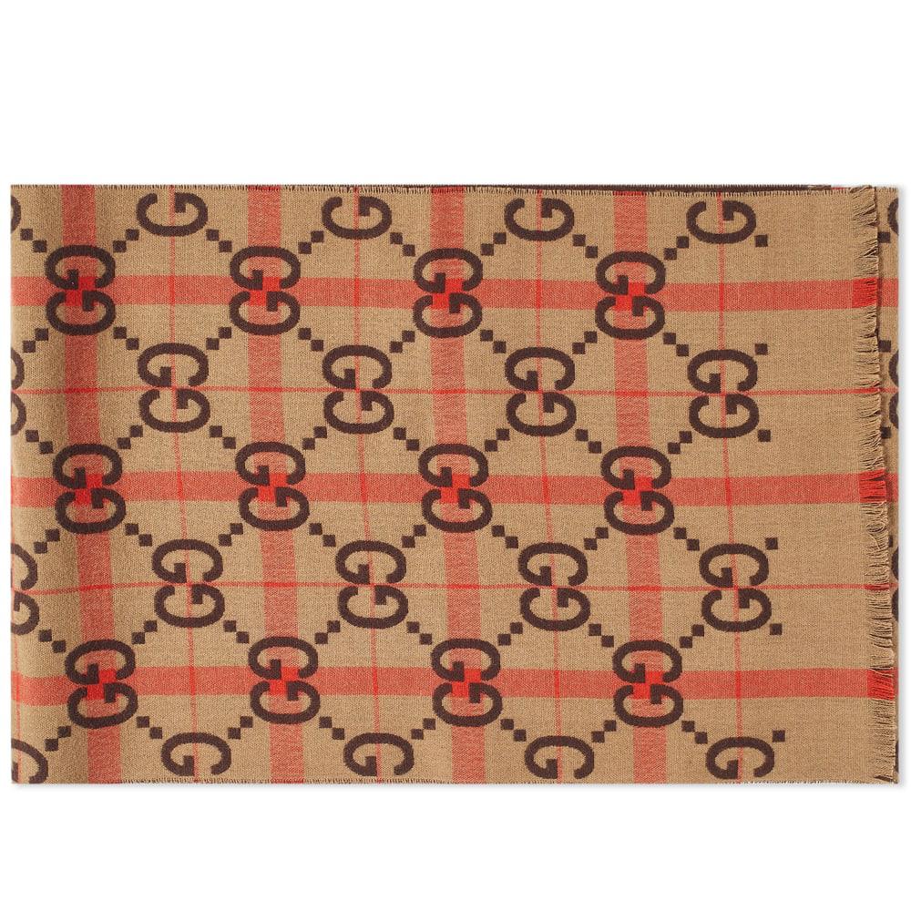 Gucci Jumbo GG Wool Scarf商品第1张图片规格展示