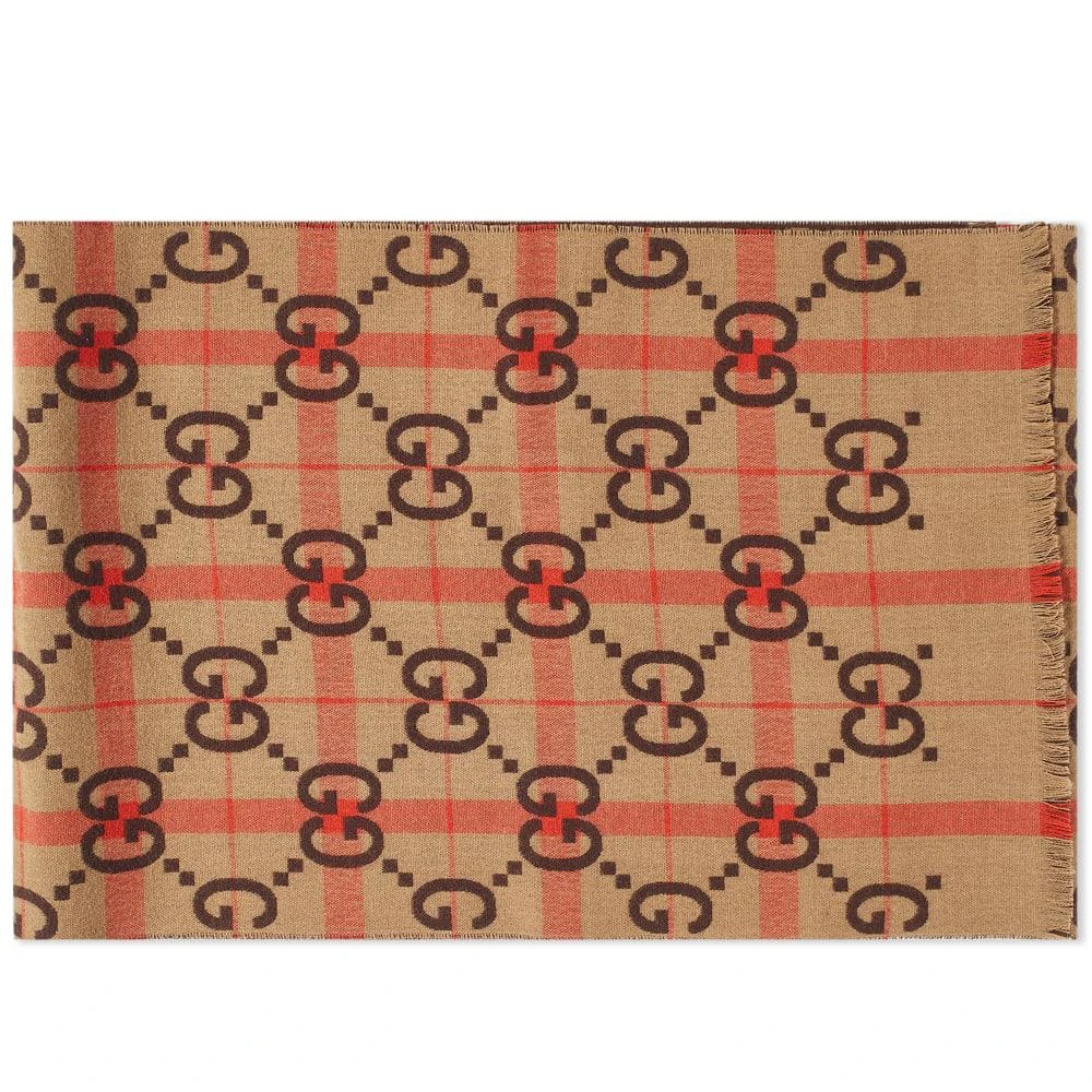 商品Gucci|Gucci Jumbo GG Wool Scarf,价格¥3111,第1张图片