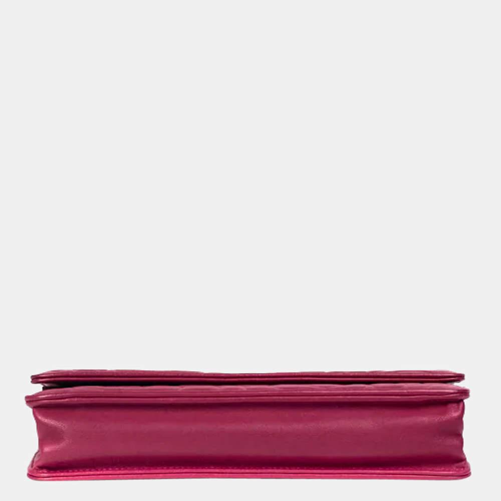 CHANEL WOC Shoulder bag in Pink Leather商品第4张图片规格展示