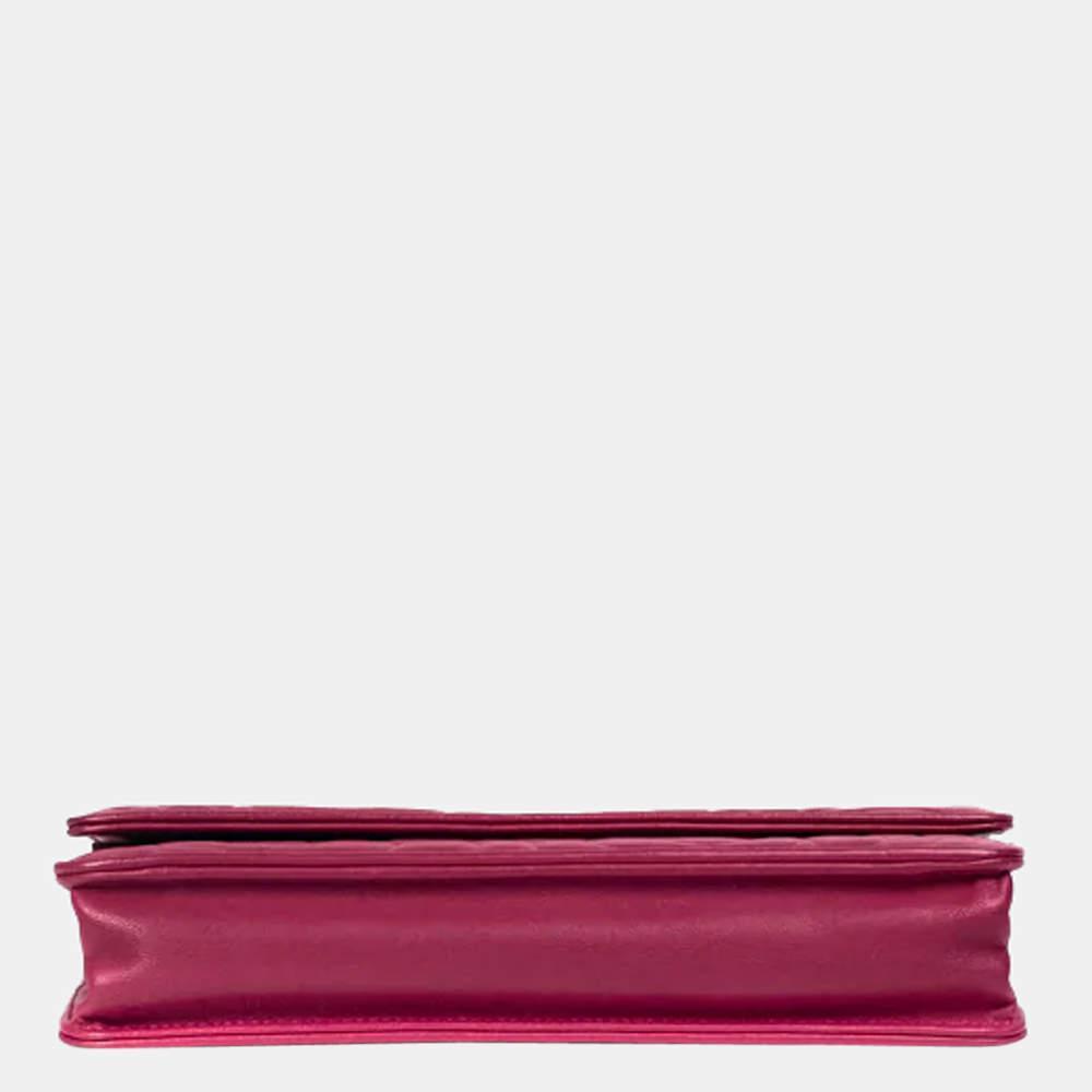 商品[二手商品] Chanel|CHANEL WOC Shoulder bag in Pink Leather,价格¥23147,第6张图片详细描述