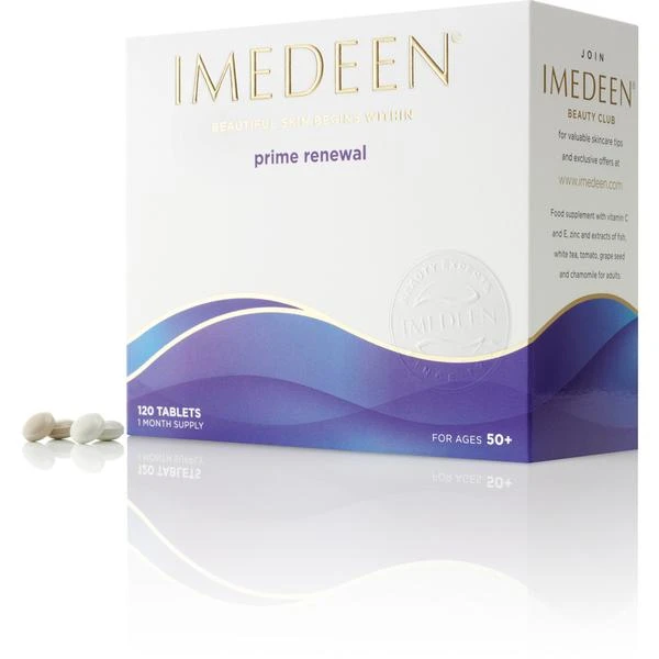 商品Imedeen|Imedeen Prime Renewal Beauty & Skin Supplement, contains Vitamin C and Zinc, 120 Tablets, Age 50+,价格¥803,第2张图片详细描述