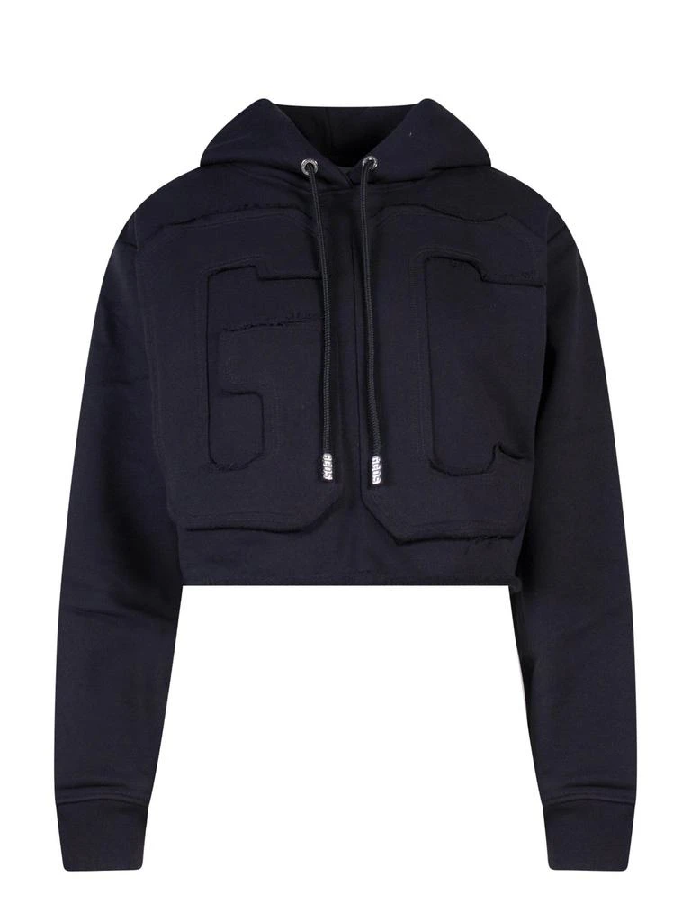 商品GCDS|GCDS Logo Embossed Drawstring Hoodie,价格¥2286,第1张图片