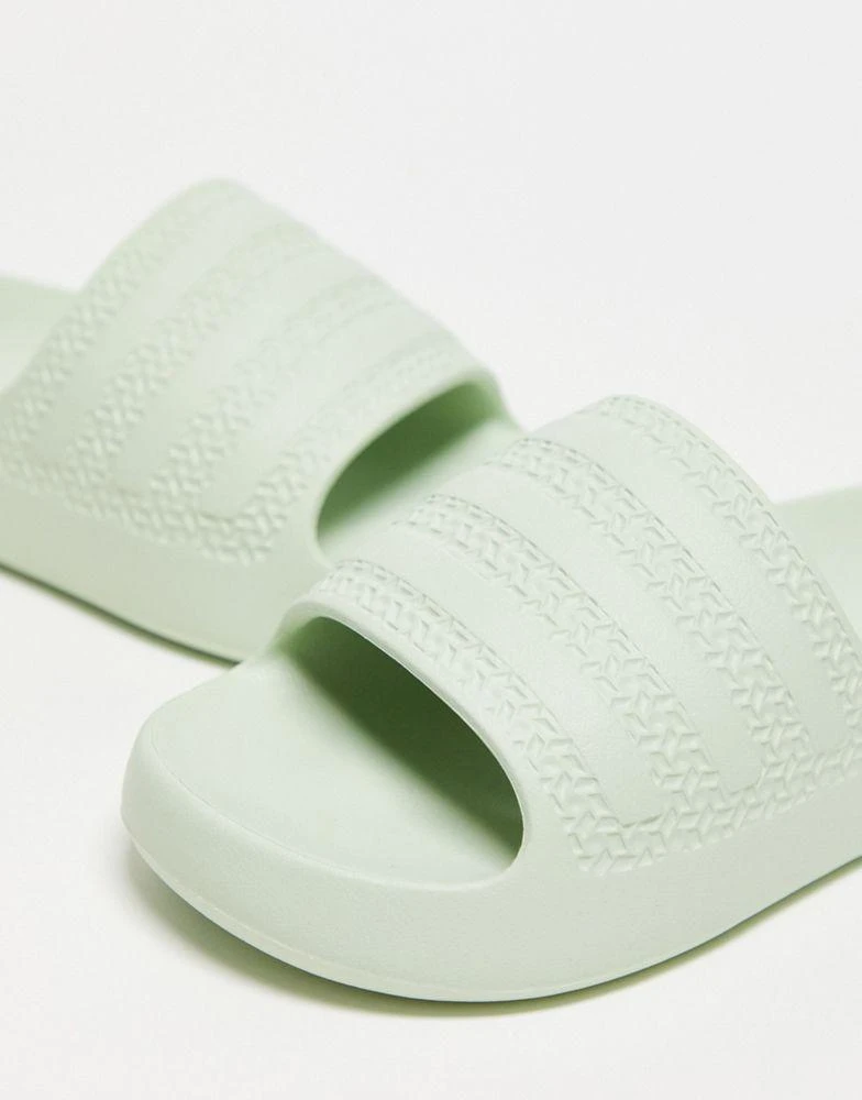 商品Adidas|adidas Originals Ayoon sliders in mint green,价格¥279,第2张图片详细描述