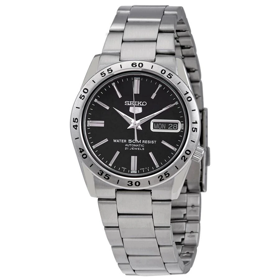 商品Seiko|5 Automatic Black Dial Men's Watch SNKE01K1,价格¥1165,第1张图片