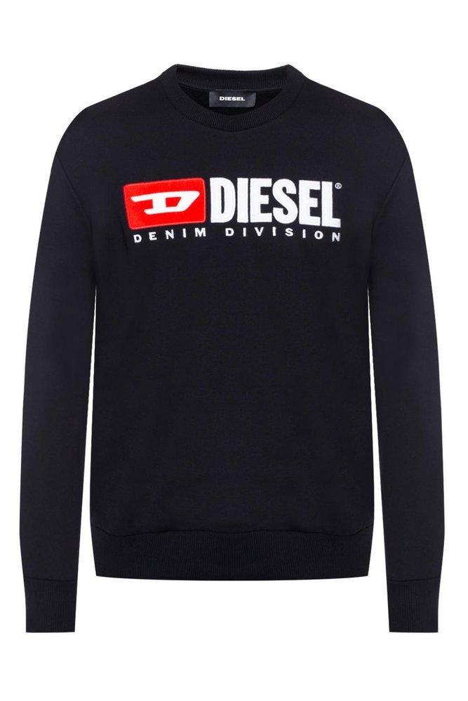 商品Diesel|Diesel S-Crew-Division Logo Printed Sweatshirt,价格¥535-¥547,第1张图片