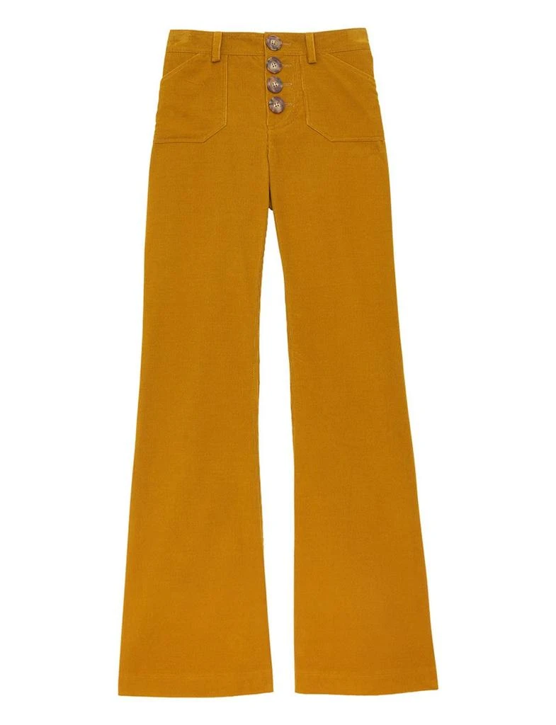 商品INES DE LA FRESSANGE|Charlotte Ochre Pants,价格¥1421,第1张图片