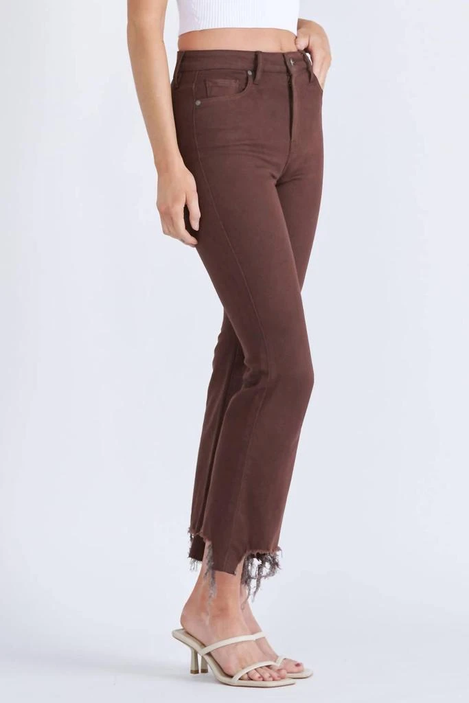 商品HIDDEN|Women's Happi High Rise Crop Flare Jean In Cocoa,价格¥402,第2张图片详细描述