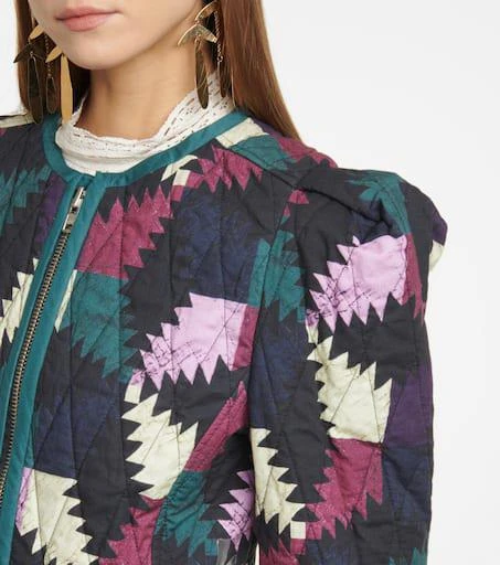 商品Isabel Marant|Hafileal printed cotton jacket,价格¥3058,第4张图片详细描述