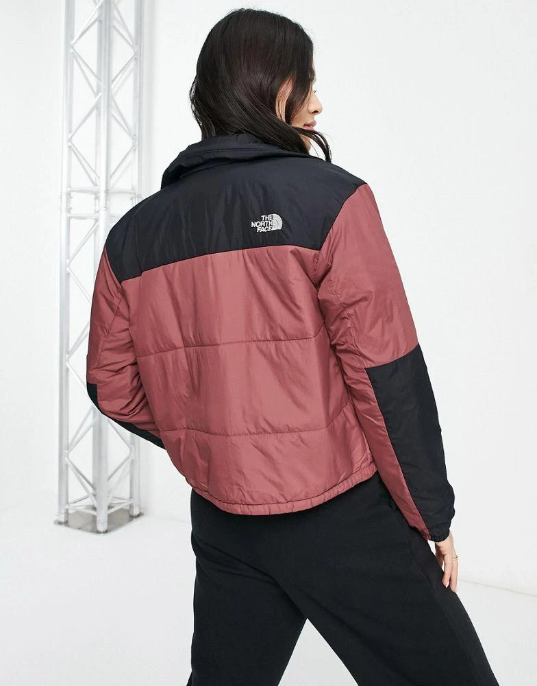 商品The North Face|The North Face Gosei puffer jacket in pink and black Exclusive at ASOS,价格¥1091,第2张图片详细描述