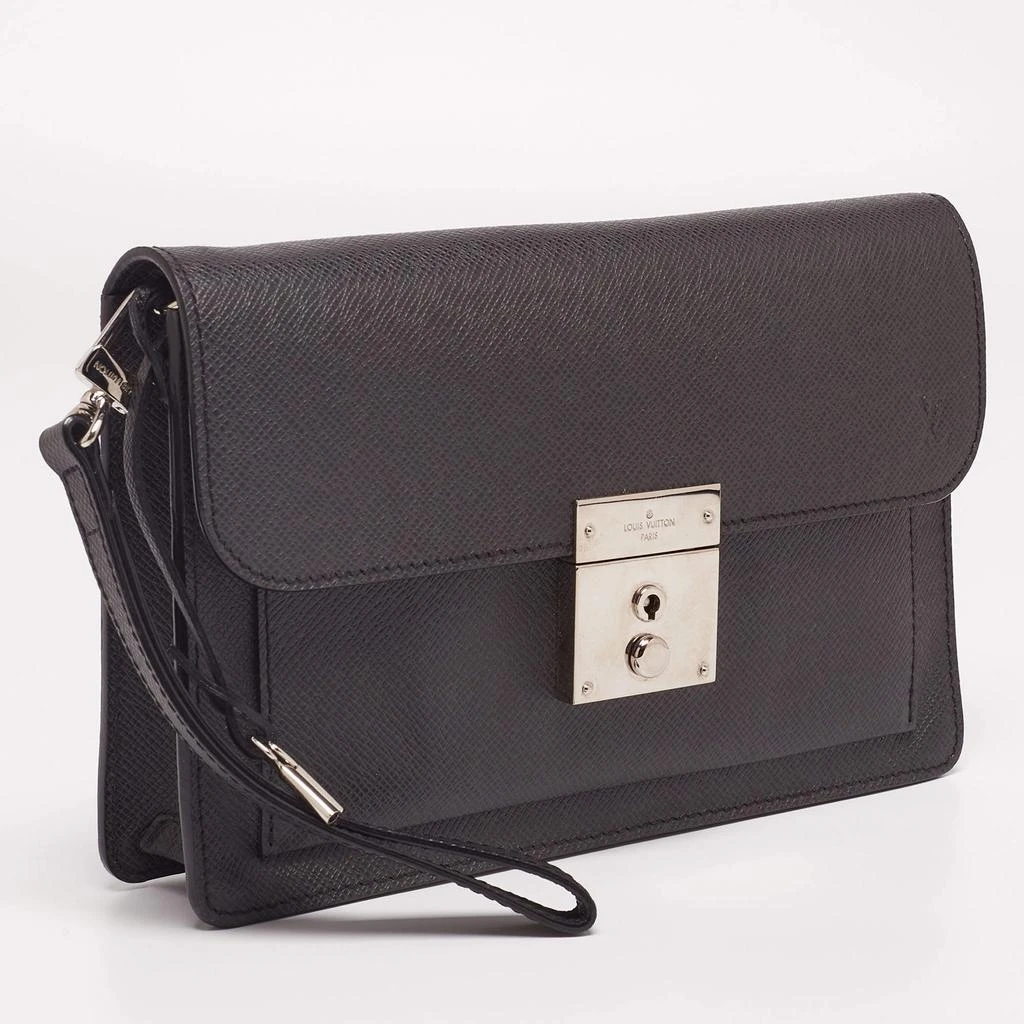商品[二手商品] Louis Vuitton|Louis Vuitton Grey Leather Neo Belaia Clutch ,价格¥5560,第3张图片详细描述