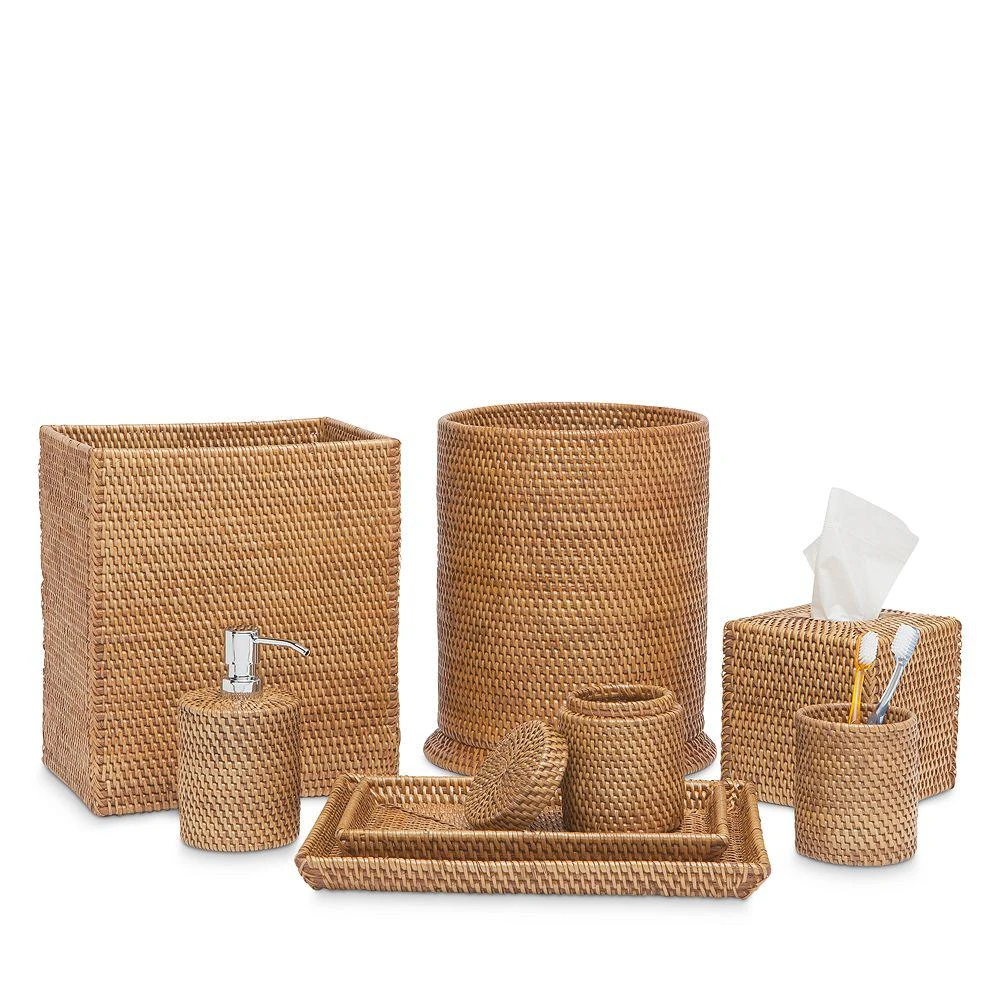 Dalton Rattan Wastebasket 商品