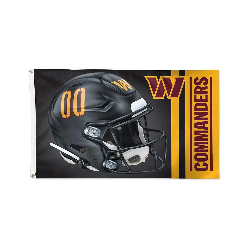 商品Wincraft|Washington Commanders Alternate Helmet Single-Sided 3' x 5' Deluxe Flag,价格¥299,第1张图片