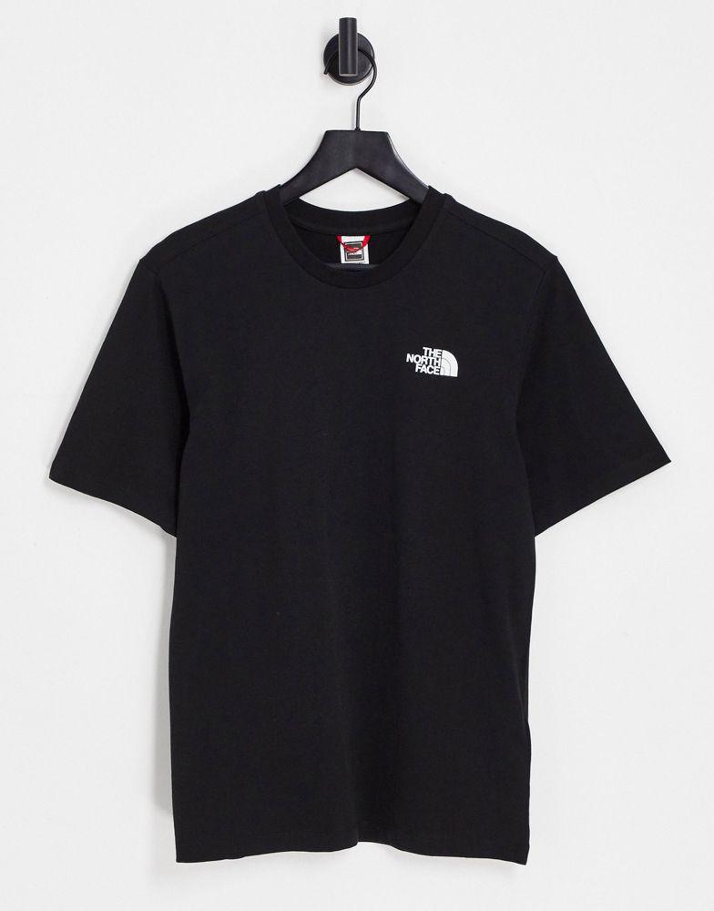 The North Face Redbox relaxed fit back print t-shirt in black Exclusive at ASOS商品第3张图片规格展示