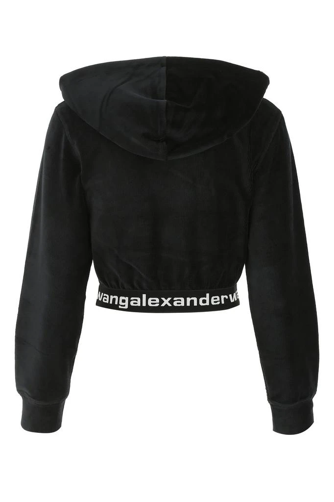 商品Alexander Wang|Black stretch chenille sweatshirt,价格¥2426,第1张图片