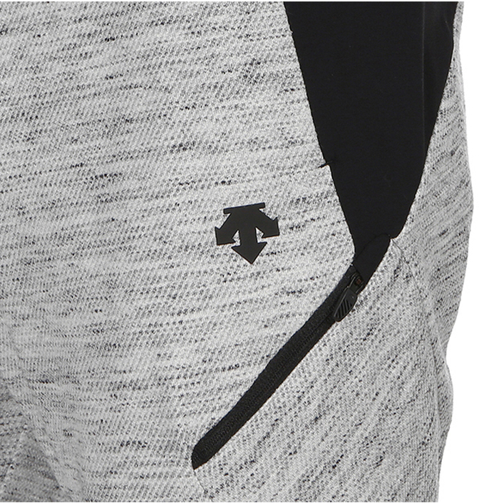 【享贝家】DESCENTE 迪桑特男士针织休闲裤运动裤灰色SM321RKP82（现采购商品，下单后12天内发货）商品第6张图片规格展示