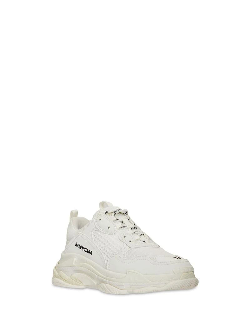 商品Balenciaga|Triple S Faux Leather Lace-up Sneakers,价格¥4378,第2张图片详细描述