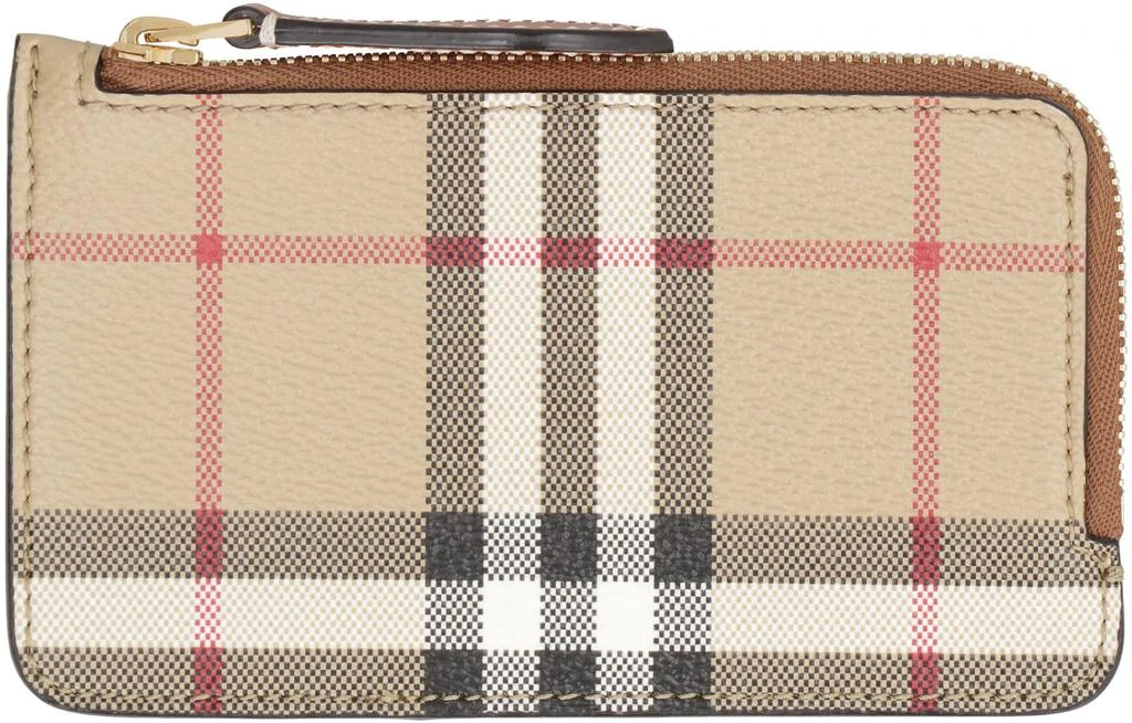 商品Burberry|Burberry Checked Motif Card Holder,价格¥1828,第2张图片详细描述