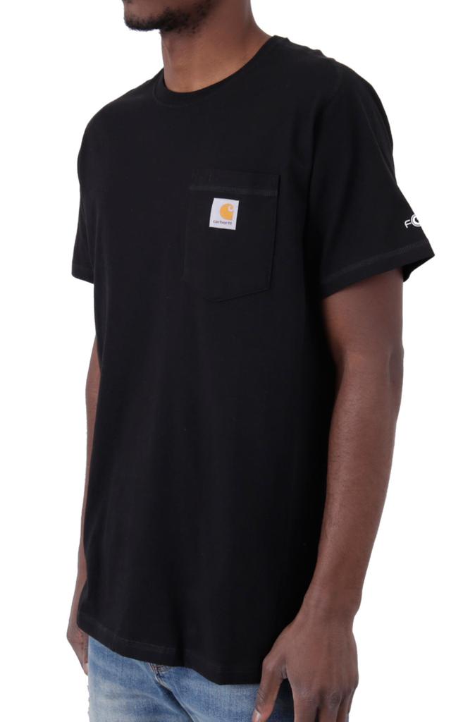 (104616) Force Relaxed Fit MW S/S Pocket T-Shirt - Black商品第3张图片规格展示