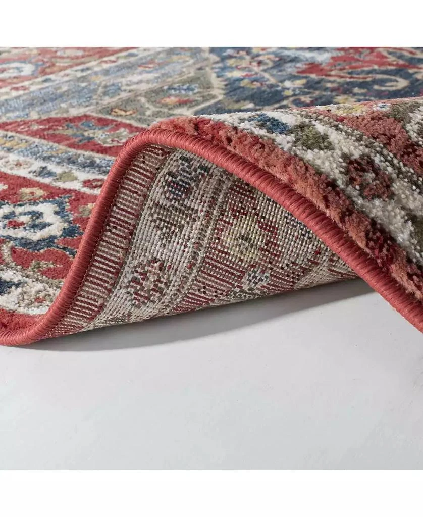 商品Ralph Lauren|Camille LRL1225A Red and Navy 5'1" X 7'6" Area Rug,价格¥2332,第5张图片详细描述