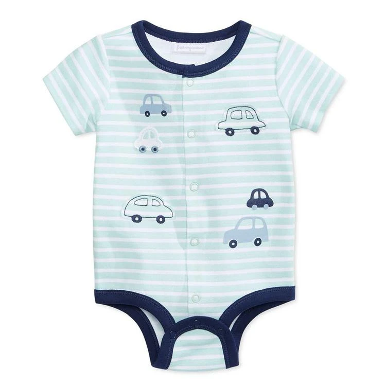 商品First Impressions|Striped Cars Cotton Creeper, Baby Boys (0-24 months), Created for Macy's,价格¥38,第2张图片详细描述