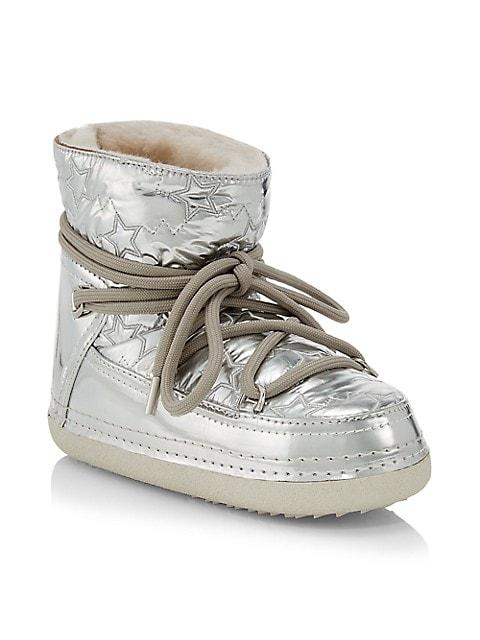 Bomber Star Metallic Sneaker Boots商品第2张图片规格展示