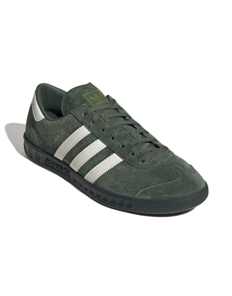 adidas Originals Hamburg trainers in green商品第1张图片规格展示