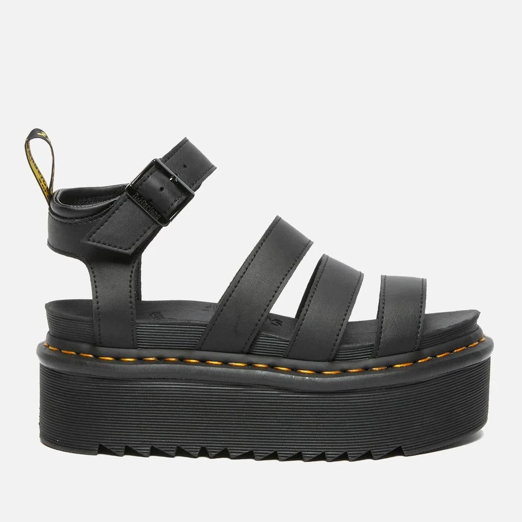 商品Dr. Martens|Dr. Martens Women's Blaire Quad Sandals - Black,价格¥749,第1张图片