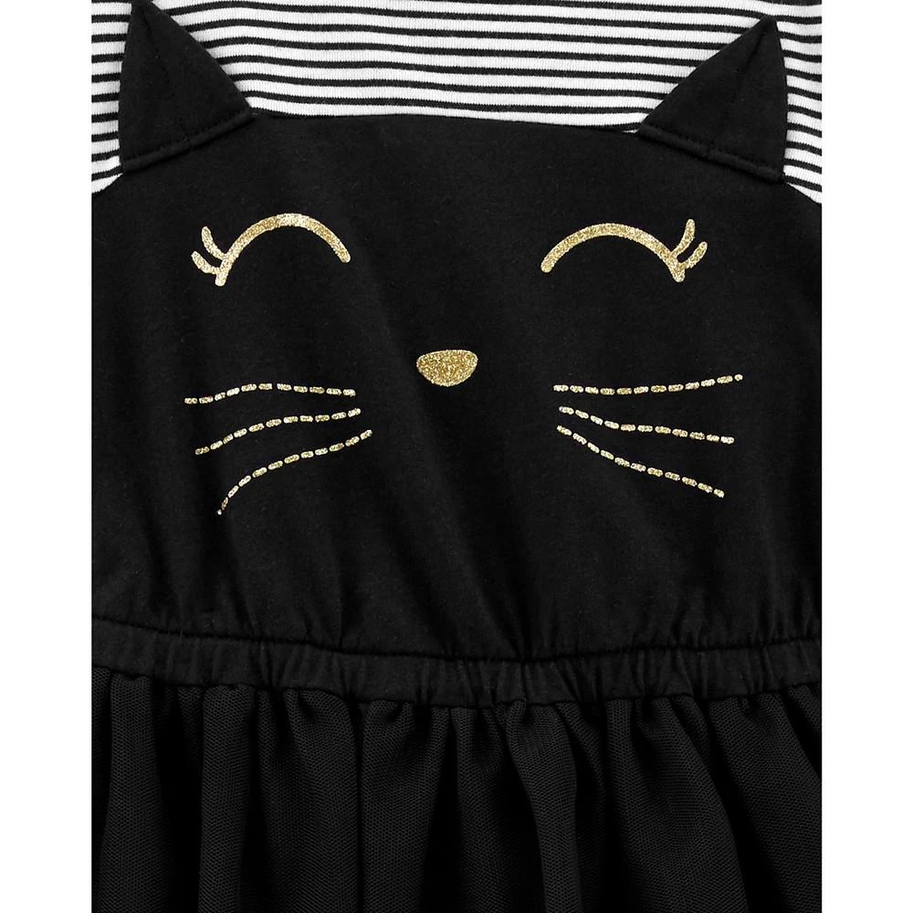 商品Carter's|Toddler Girls Long Sleeve Halloween Cat Tutu Dress,价格¥142,第3张图片详细描述