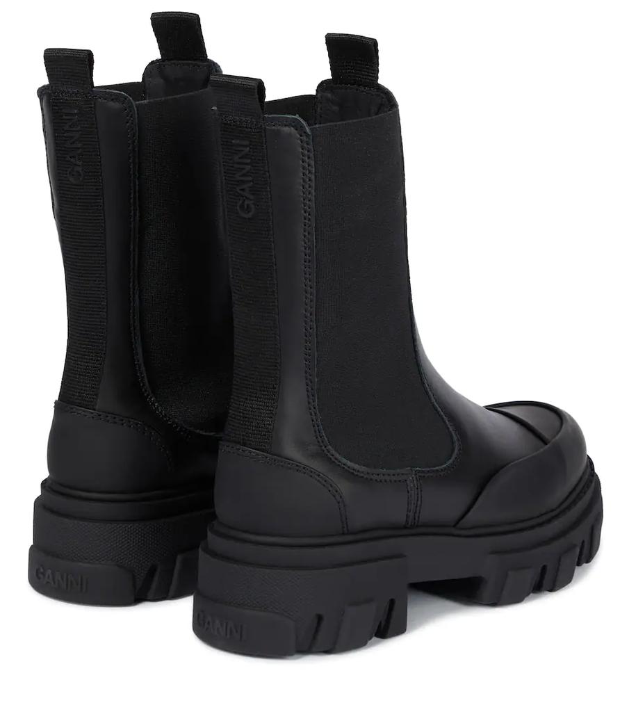 Leather Chelsea boots商品第3张图片规格展示