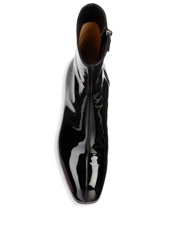 商品Christian Louboutin|Palace 40 High Gloss Leather Booties,价格¥7430,第4张图片详细描述