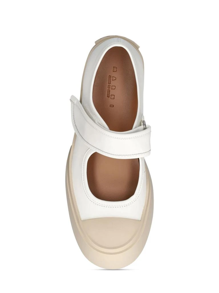 商品Marni|20mm Pablo Mary Jane Leather Flats,价格¥4381,第5张图片详细描述