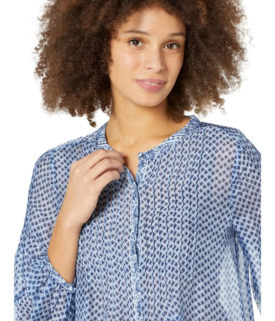 商品Vineyard Vines|Little Key Border Pin Tuck Top,价格¥383,第3张图片详细描述