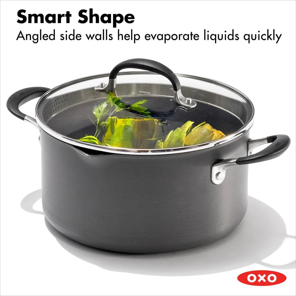 商品OXO|Non-SticK Black Stock Pot With Lid,价格¥899,第4张图片详细描述