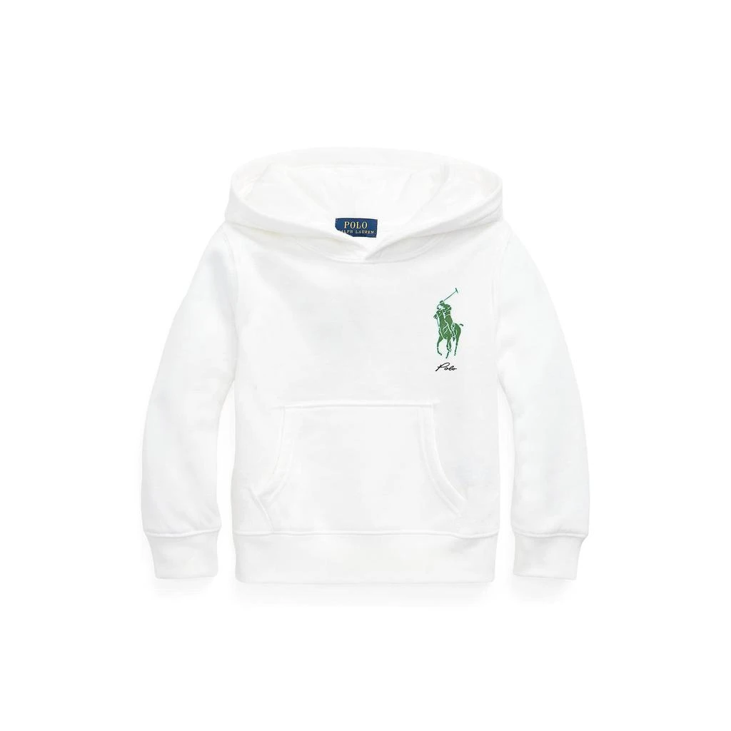 商品Ralph Lauren|Big Pony Fleece Hoodie (Little Kids),价格¥309,第1张图片