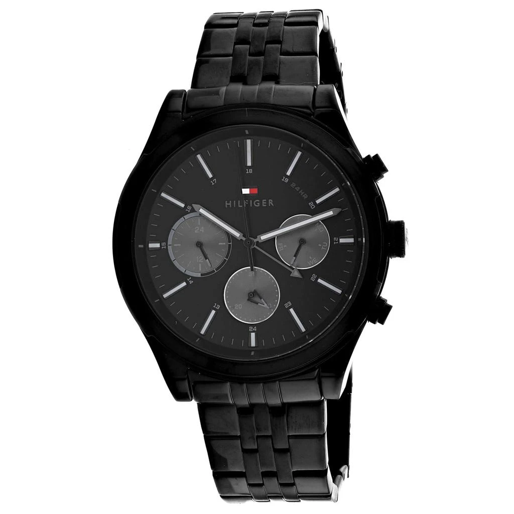 商品Tommy Hilfiger|Tommy Hilfiger Men's Black dial Watch,价格¥1159,第1张图片