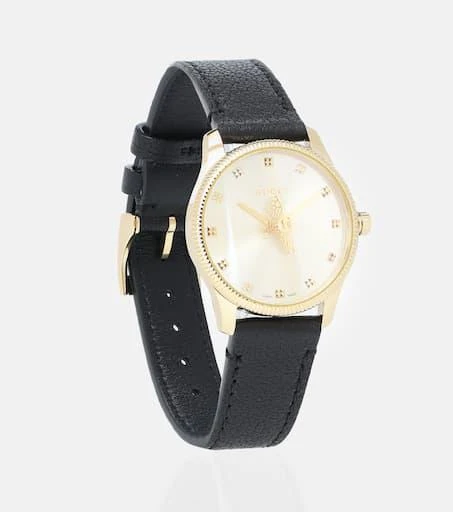 商品Gucci|G-Timeless 29mm皮革手表,价格¥11654,第1张图片