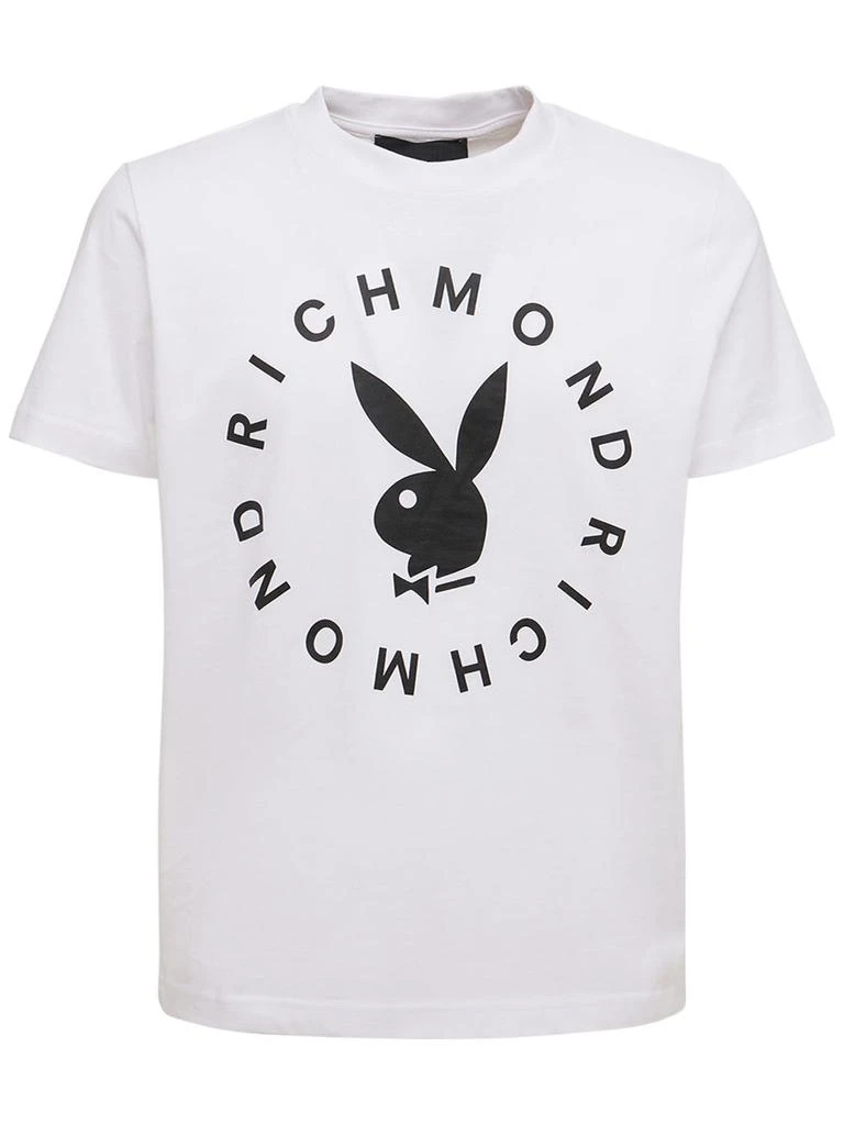 商品Richmond|Logo Cotton T-shirt,价格¥387,第1张图片