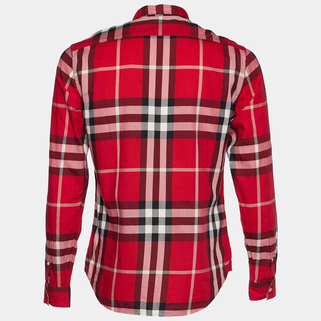 商品[二手商品] Burberry|Burberry Brit Red Check Print Cotton Button Front Shirt S,价格¥967,第2张图片详细描述