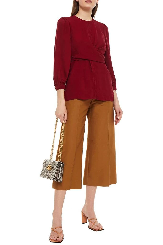 商品Zimmermann|Crossover gathered crepe blouse,价格¥1473,第4张图片详细描述
