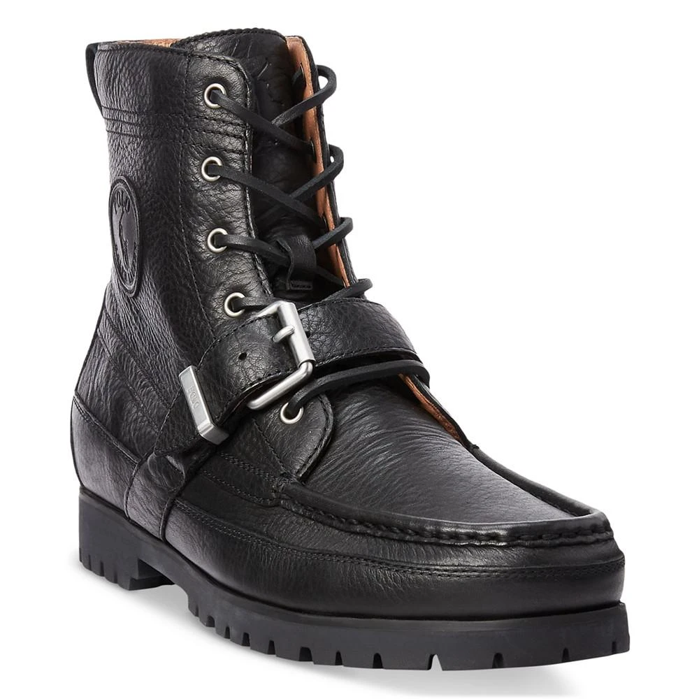 商品Ralph Lauren|Men's Ranger Tumbled Leather Boot,价格¥1494,第1张图片