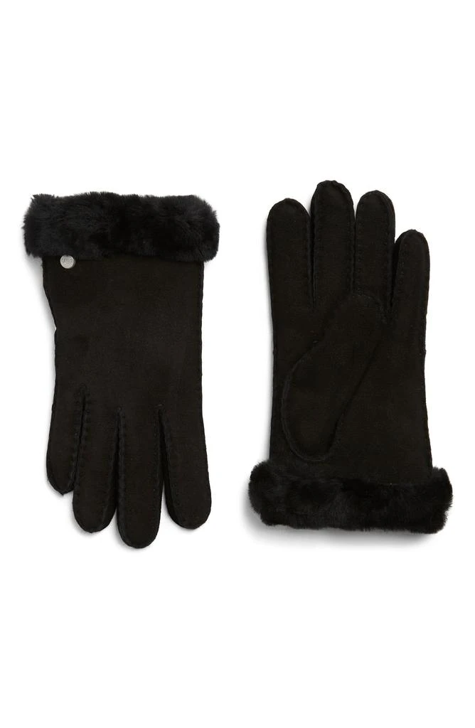 商品UGG|UGG Genuine Dyed Shearling Slim Side Vent Gloves,价格¥683,第1张图片